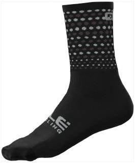 Cyklistické ponožky ALÉ BULLET SOCKS bílé - S L21185401