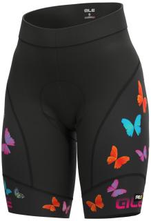 Letní cyklistické kalhoty ALÉ PRR BUTTERFLY LADY černé - 2XS L21171401