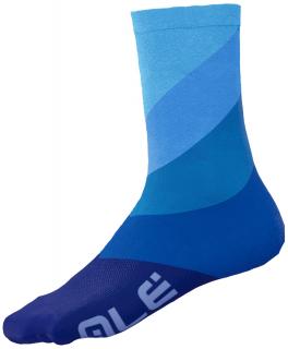 Letní cyklistické ponožky ALÉ DIAGONAL DIGITOPRESS SOCKS modré - L L21175402