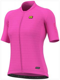 Letní cyklistický dres ALÉ R-EV1 SILVER COOLING LADY růžová - 2XS L21201543