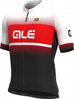 Letní cyklistický dres ALÉ SOLID BLEND černo-červený - S L20156423-S