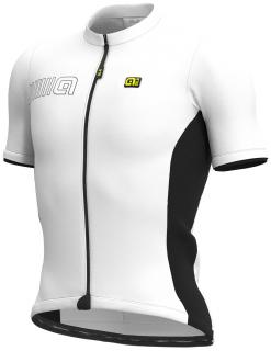 Letní cyklistický dres ALÉ SOLID COLOR BLOCK bílý - L L14240019