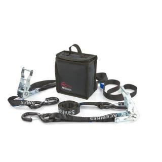 ACEBIKES Ratchet Kit Heavy Duty zesílené kurty s ráčnami a oky pro bezpečné kurtování motocyklu (Přeprava motocyklů)