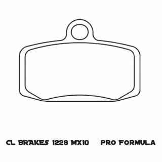 CL Brakes Přední brzdové destičky Formula, 8.1 (Sportovní brzdy na pitbike. TOP!)