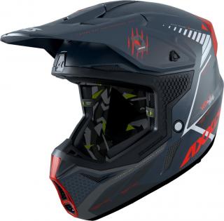 Motokrosová helma AXXIS WOLF Star Track B5 červená matná (Helma na motokros nebo pitbike)