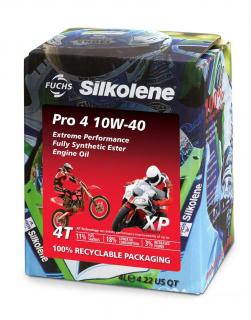 Motorový olej SILKOLENE PRO 4 10W-40 - XP 4 l (Motocyklový esterový olej)