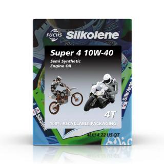 Motorový olej SILKOLENE SUPER 4 10W-40 4l (Motocyklový esterový olej)