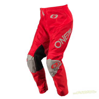 Oneal MX kalhoty Matrix RIDEWEAR červené (Motokrosové kalhoty)