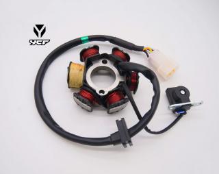 Stator zapalování s vodotěsným konektorem pro modely START F88/125SE pitbike YCF (Díly pro YCF pitbike)