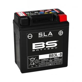 Továrně aktivovaná baterie BS-Battery, BB3L-B (FA), 3AH (Baterie pro pitbike)