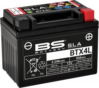 Továrně aktivovaná baterie BS-Battery BTX4L, 4,2Ah (Baterie pro pitbike)