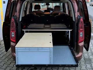 Vestavba do auta Original - Citroën Berlingo Barva matrace: Cihlová   +1500Kč, Karoserie: Varianta L1 4403 mm, Objednat podium: Ne