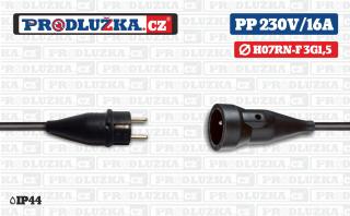 Prodlužovací přívod koncovka ABL 230V/16A/3G1,5 Délka 10 m