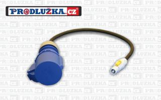 Redukce 32A/3p Spojka na Powercon NEUTRIK outlet 1m