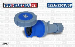 Spojka PCE 230V/125A/3p/IP67