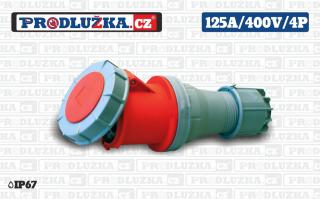 Spojka PCE 400V/125A/4p/IP67