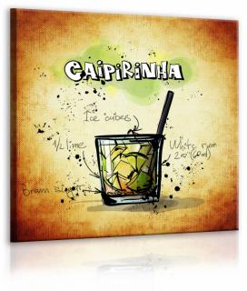 Obraz cedule Caipirinha Velikost (šířka x výška): 30x30 cm