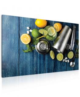 Obraz letní mojito Velikost (šířka x výška): 120x80 cm