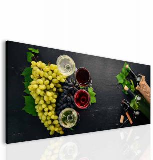 Obraz vinobraní Velikost (šířka x výška): 110x50 cm