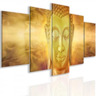 Obraz zlatý Buddha Velikost (šířka x výška): 150x75 cm