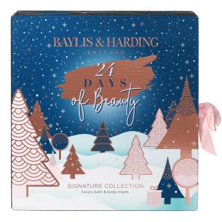 BAYLIS & HARDING adventní kalendář s péčí o tělo, 24ks