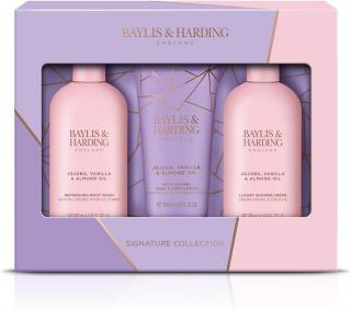 BAYLIS & HARDING dárková sada péče o tělo Jojoba, Vanilka a Mandlový Olej, 3ks