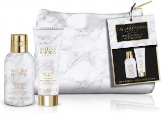 BAYLIS & HARDING malá dárková sada v taštičce Bílý Čaj a Neroli, 2ks