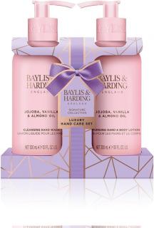 BAYLIS & HARDING sada péče o ruce Jojoba, Vanilka a Mandlový Olej, 2x300ml