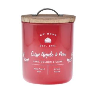 DW HOME vonná svíčka ve skle Crisp Apple & Pear, střední