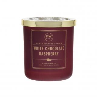 DW HOME vonná svíčka ve skle White Chocolate Raspberry, střední