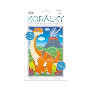 EASY CRAFT kreativní tvoření - obrázek z korálků - Dinosaurus