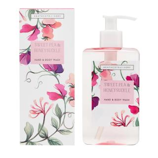 HEATHCOTE & IVORY mycí gel na ruce a tělo Sweet Pea & Honeysucle, 250ml