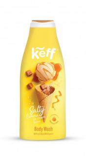 KEFF sprchový mycí gel Slaný Karamel, 500ml