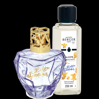 MAISON BERGER PARIS dárková sada katalytická lampa + náplň Lolita Lempicka Fialová, 180ml