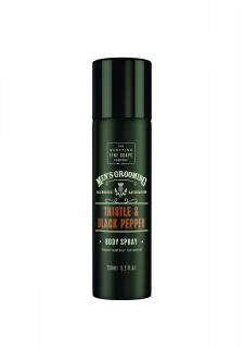 Scottis Fine Soaps Thistle & Black pepper Men tělový sprej 150 ml