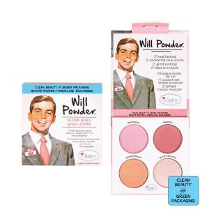 theBalm paletka tvářenek Will Powder Blush Quad