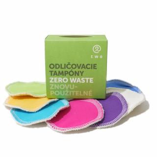 TWO COSMETICS bavlněné odličovací tampónky ZERO WASTE, 7ks