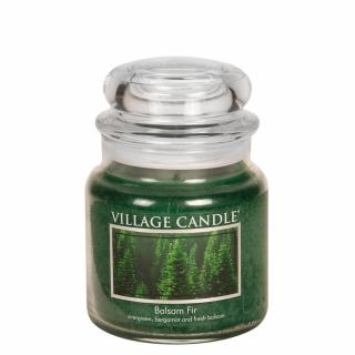 VILLAGE CANDLE vonná svíčka ve skle Balsam Fir, střední