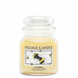 VILLAGE CANDLE vonná svíčka ve skle Bumblebee - Čmelák, střední