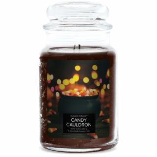 VILLAGE CANDLE vonná svíčka ve skle Candy Cauldron, velká