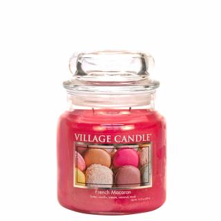 VILLAGE CANDLE vonná svíčka ve skle French Macaroon, střední