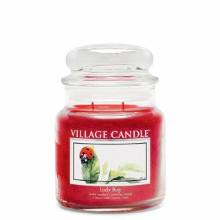 VILLAGE CANDLE vonná svíčka ve skle Lady Bug - Beruška, střední