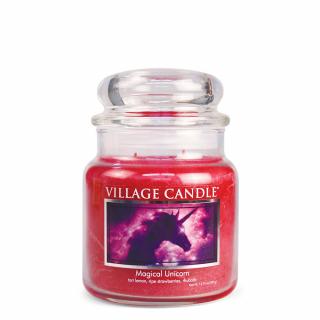 VILLAGE CANDLE vonná svíčka ve skle Magical Unicorn, střední