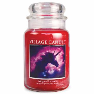 VILLAGE CANDLE vonná svíčka ve skle Magical Unicorn, velká