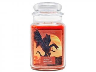 VILLAGE CANDLE vonná svíčka ve skle Mighty Dragon, velká