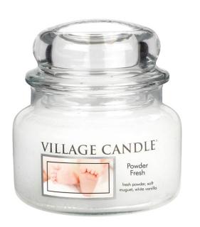 VILLAGE CANDLE vonná svíčka ve skle Powder Fresh, malá