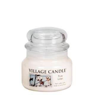 VILLAGE CANDLE vonná svíčka ve skle Pure Linen, malá