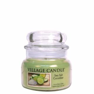 VILLAGE CANDLE vonná svíčka ve skle Sea Salt Cucumber, malá