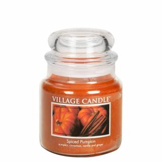 VILLAGE CANDLE vonná svíčka ve skle Spiced Pumpkin, střední