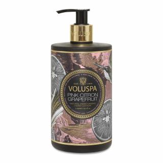 VOLUSPA luxusní hydratační mléko na ruce Pink Citron Grapefruit, 450ml